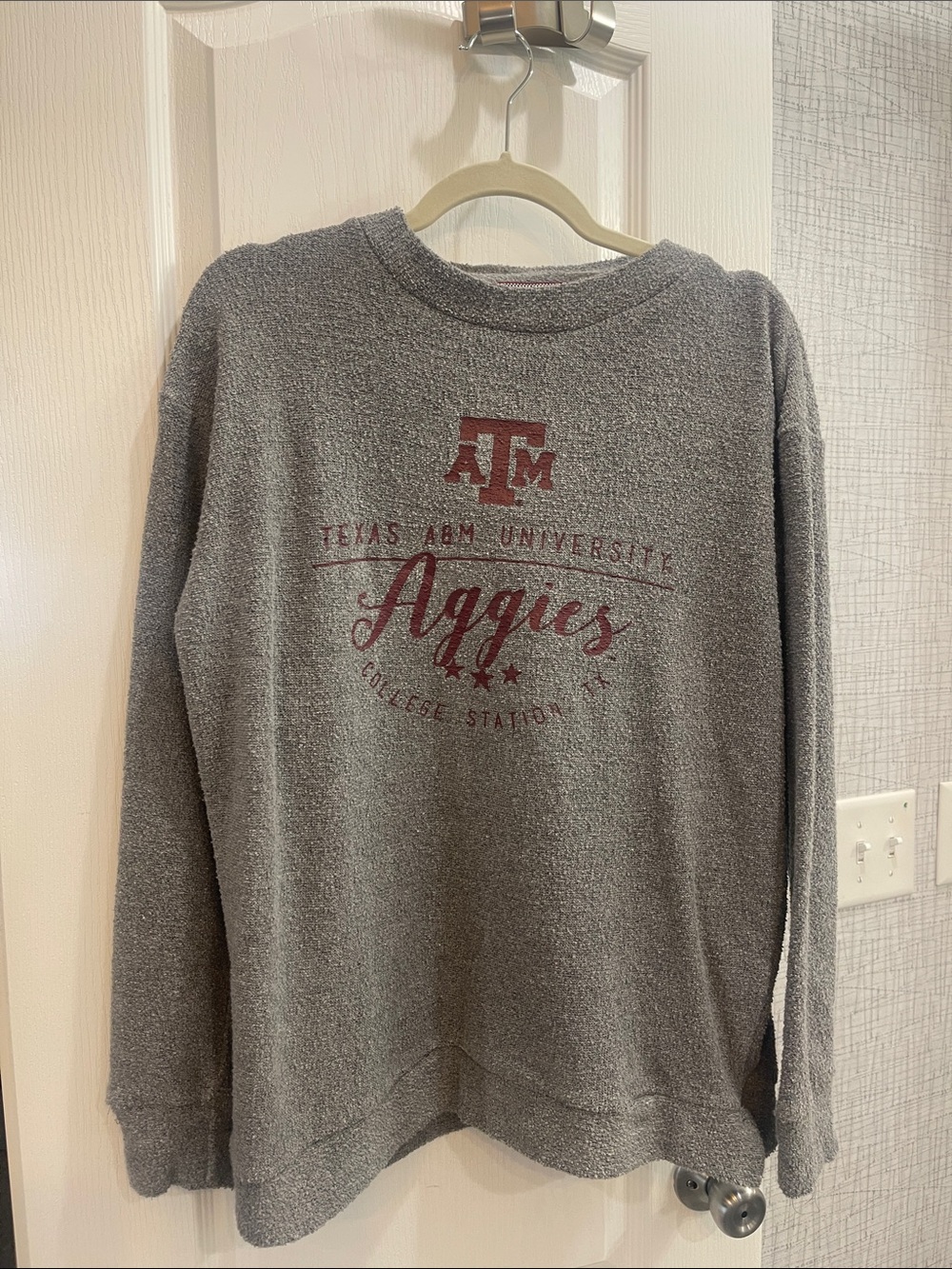 Texas A&M Aggies Gray Crewneck Sweatshirt